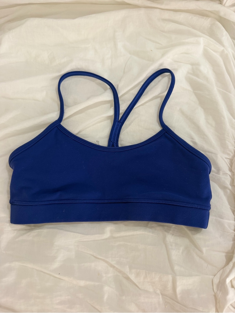 lululemon athletica Royal Blue Thin-Strap Sports Bra